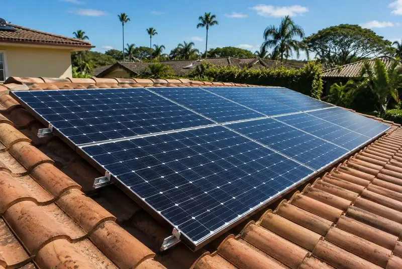 Installation de panneaux solaires à Blasimon